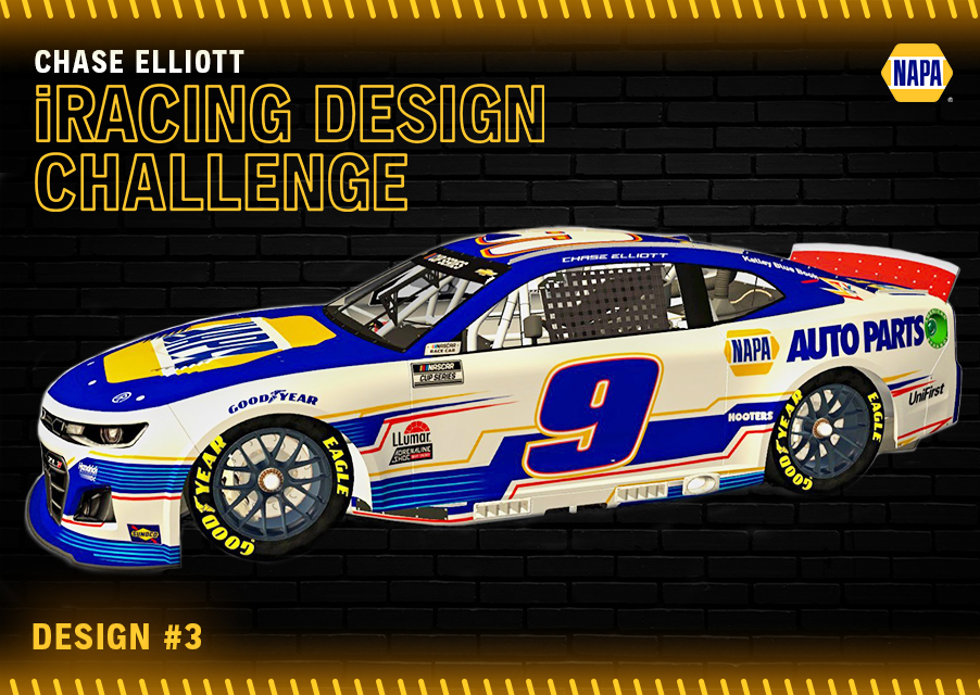 theNAPAnetwork's tweet photo. A futuristic scheme for a futuristic car. If you want @chaseelliott to race in THIS paint scheme, like, comment, share and do the same to the post on our Instagram and Facebook.

Paint scheme courtesy of @HaseebDesign. https://t.co/LtMS5WIKWT