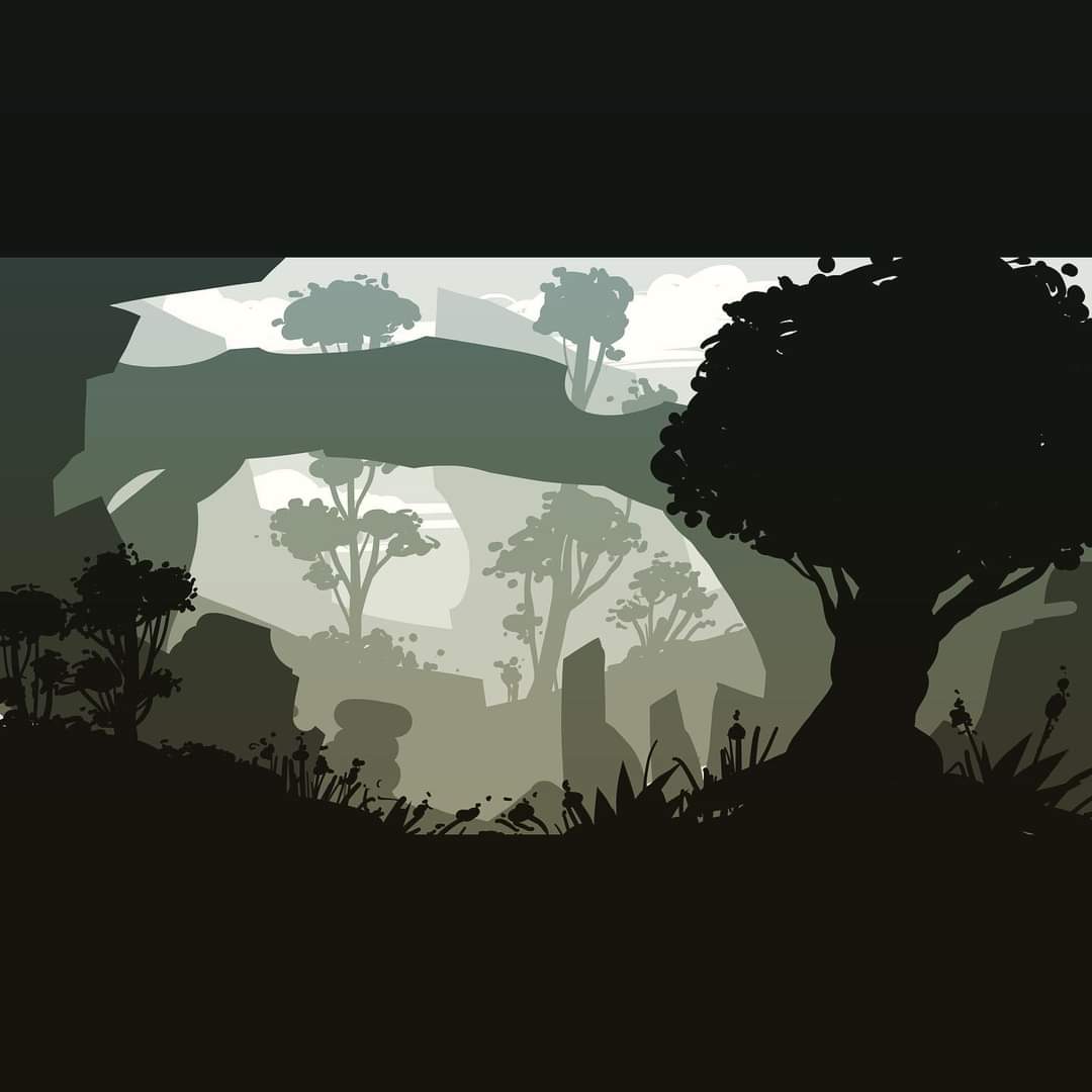 GEvan_Artwork's tweet photo. Nature concept thumbnail wip #8
https://t.co/3Q6ApvQyja
#wip #workinprogress #artoftheday #conceptart #visdevart #backgrounds #environmentpainting #gameart #gevan #thumbnail #canuck #procreate #sketch #values #nature #tree #landscape #ruins #greyscale #gamedev #silhouette https://t.co/bKiafo9VPo