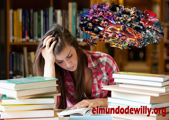 WillyFambuena's tweet photo. Joven indecisa entre estudiar Derecho o ponerse al día con todas las movidas Marvel. #TierraDeNadie6 #MasterChef #EuroSemi1 https://t.co/DHlt6gSewH