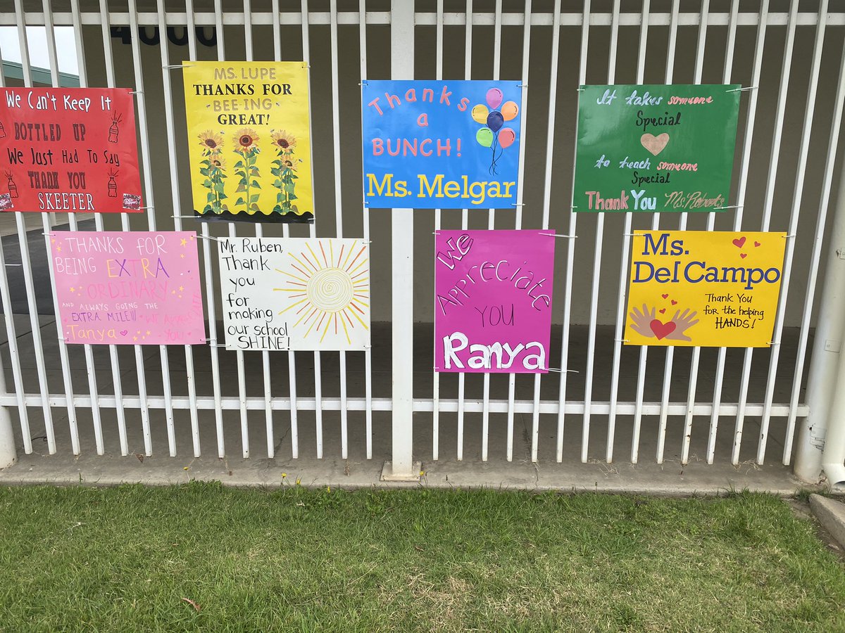 ASRayburn's tweet photo. We appreciate our Classified Staff! They are amazing and keep our schools running smoothly! #RileyRoadrunners #proudtobeLBUSD https://t.co/sPWGW46OCx