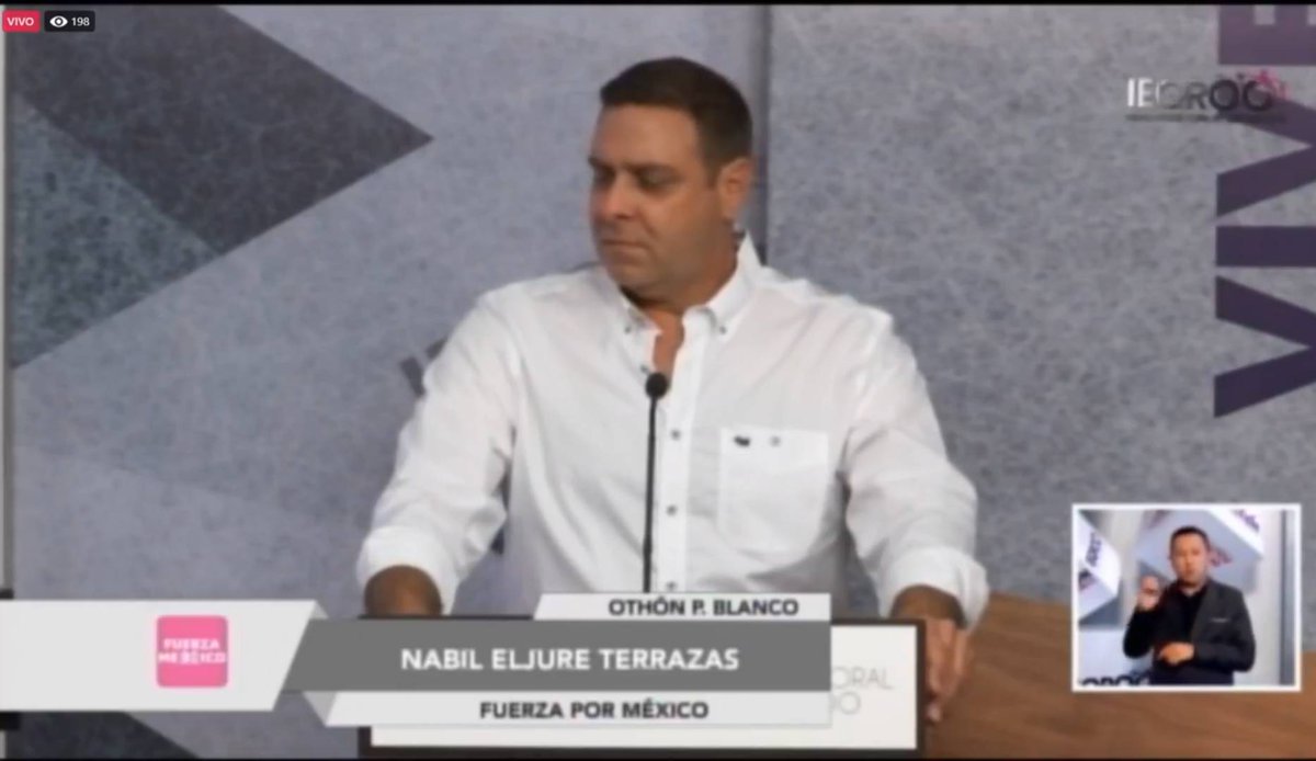 #Elecciones2021MX

✍️ #NabilElJure le apuesta a un gobierno cercano; denuncia opacidad e impunidad que hunde #Chetumal

#DebateChetumal #QuintanaRooHoy #GrupoCanton <a href="/LidiaRojasFab/">Lidia Rojas</a> <a href="/Gameroqroo/">Luis Gamero</a> <a href="/JOrtizCardin/">Juan Ortiz Cardín</a> <a href="/NabilEljure/">nabil eljure</a> 

📍 fb.watch/5A1hqB5Zms/
