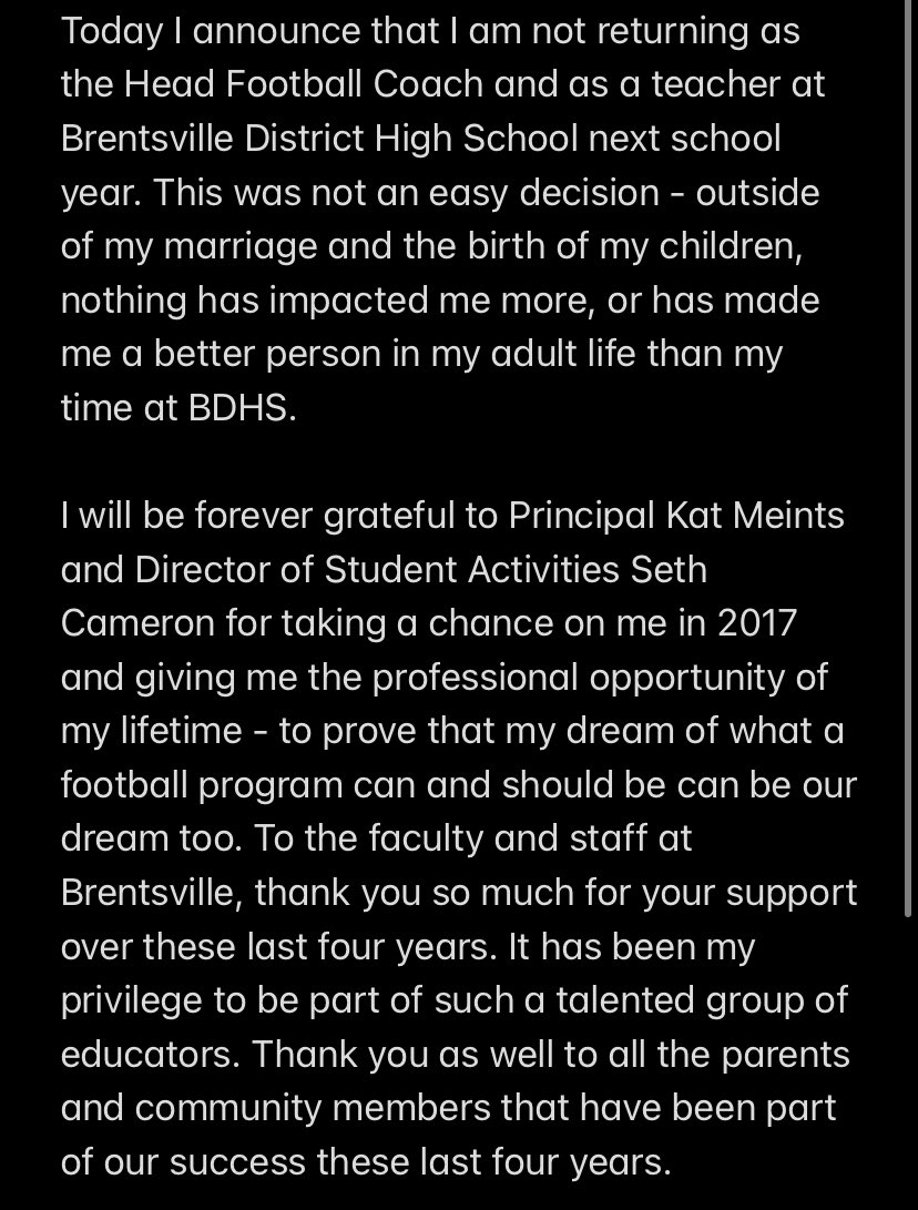 CoachMullinax's tweet photo. Wherever I go, I will always be #BuiltByBrentsville. #TigersForever. https://t.co/UUgu6tpQHl