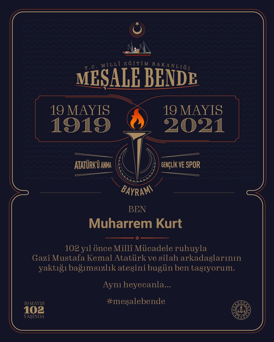 Aydınlık yarınlara, umudunu taşıyan bir öğretmen olarak, #mesalebende