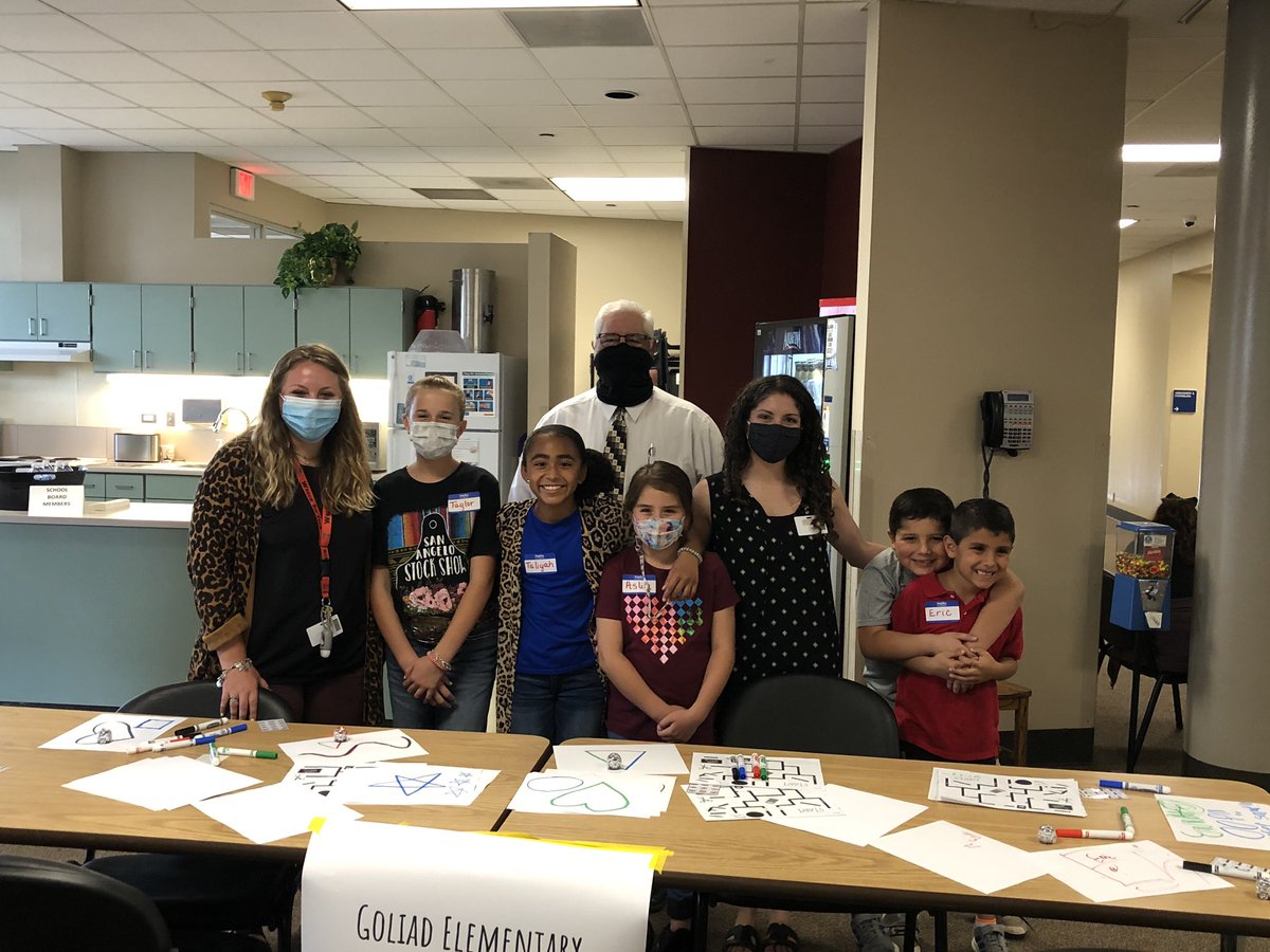 Holiday students showing off their coding STEM skills to board members. #SAISDStem21