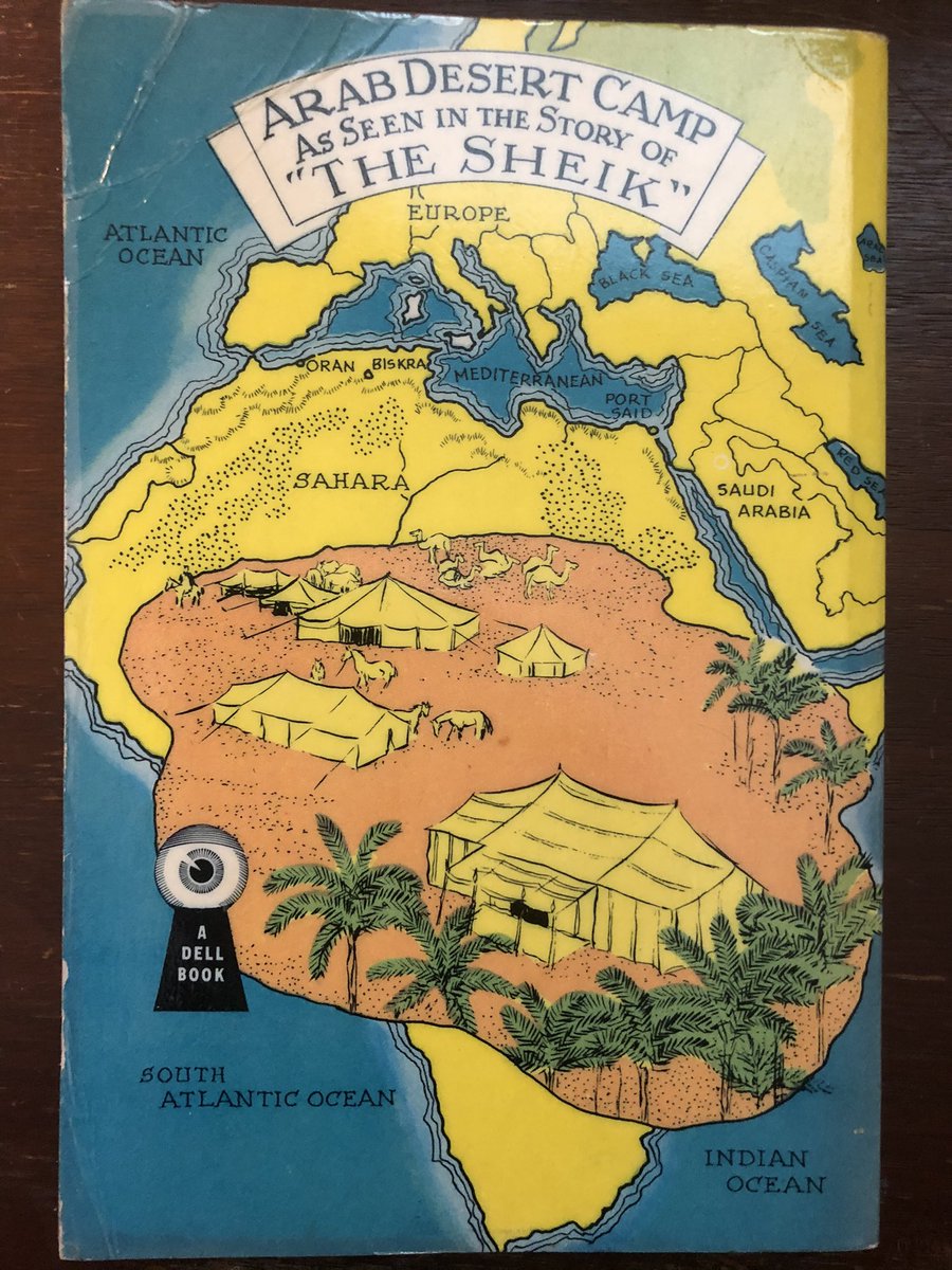 CW: racism; rapeThe heroine, Diana Mayo, is a haughty aristocratic tomboy whose parents are dead. She decides to take a desert trip with only a guide and is kidnapped by... yep, you guessed it... the Sheik.