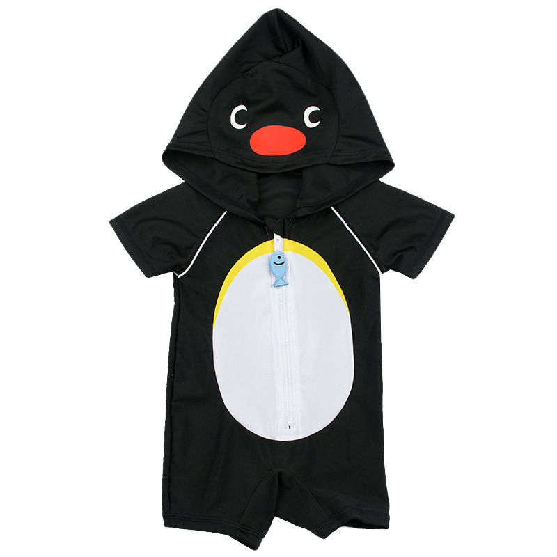 アカチャンホンポ 水遊びデビュー 前ファスナータイプのお着替えラクラク ラッシュオール ピングーやスヌーピーが紫外線からお肌を守ってくれます C Peanuts Worldwlde Llc C 21 The Pygos Group 水着 赤ちゃん ベビー水着 育児