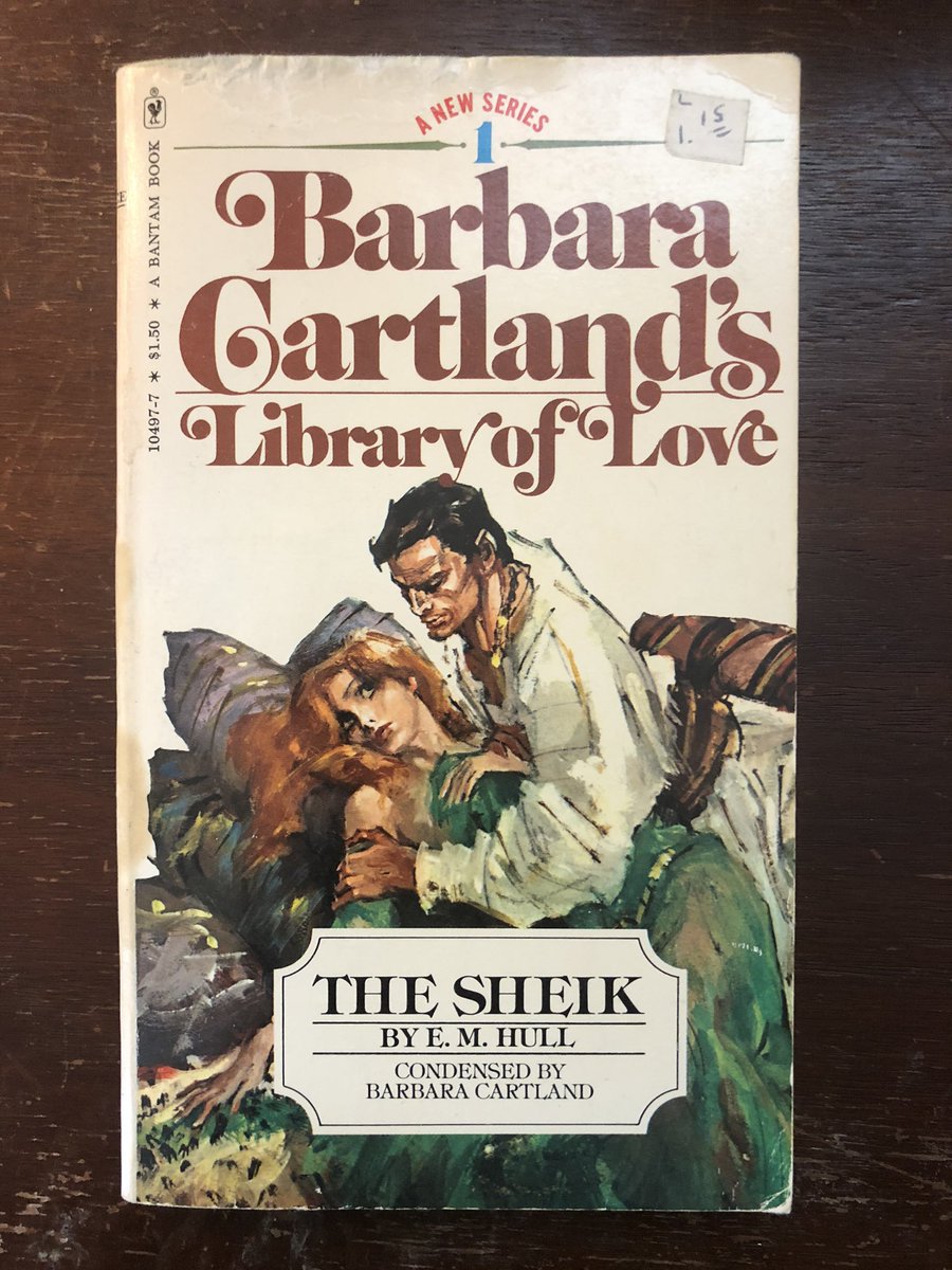 CW: racism; rapeWhen Barbara Cartland launched her Library of Love in the 70s, she chose The Sheik (an edited version) as #1 in the series. I haven’t read the edit and I’m curious if she removed the slurs or if it was only edited for length.