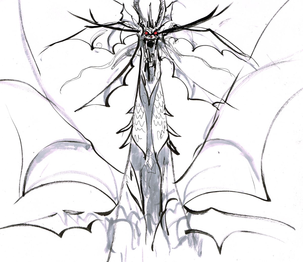 Reborn Dragon concept for #Coda. 
This one came to me in a dream. 