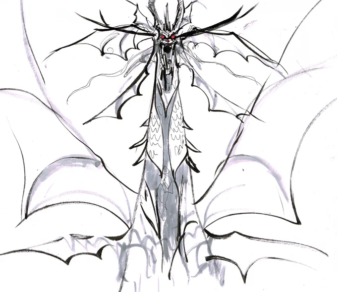 Reborn Dragon concept for #Coda. 
This one came to me in a dream. 
