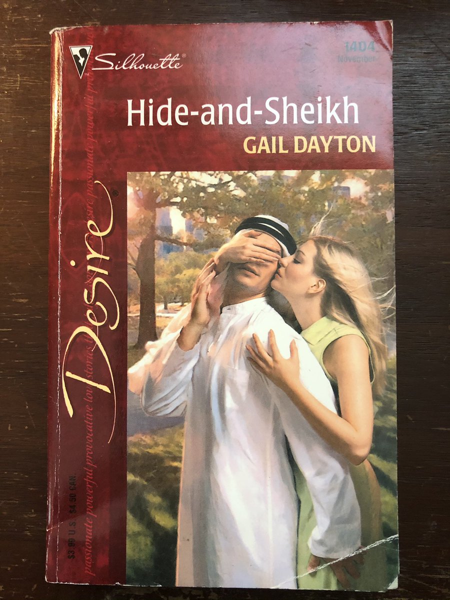 And the Sheik lives on and on. These are Harlequins from the early 2000s, including one of my all-time favorite titles “Hide-and-Sheikh.” I’ll resist any temptation to comment further other than saying there’s still a lot to discuss regarding racism in romance fiction.