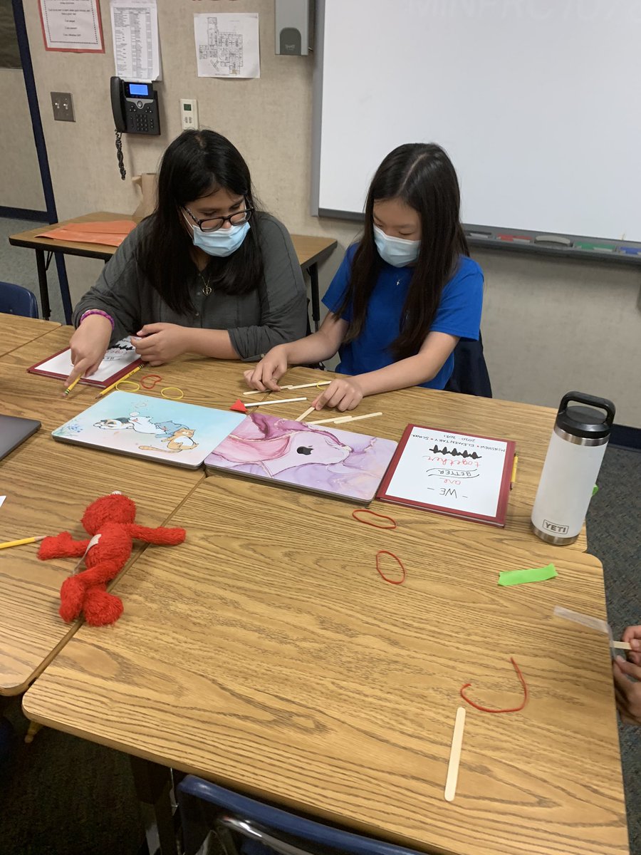 NRobinson5th's tweet photo. Working on building a bow that will shoot the arrow the farthest. #minshewstrong https://t.co/gTzHFJ3CYq