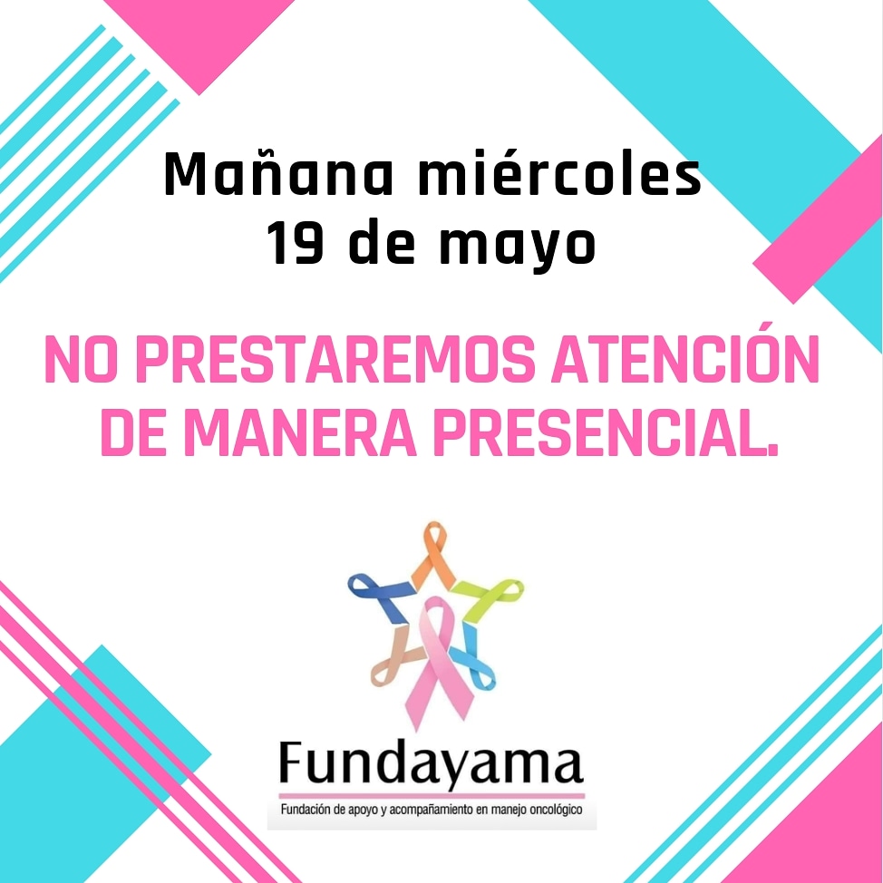 Fundayama1's tweet photo. 🚨Importante🚨

Miércoles 19 de mayo, no prestaremos atención de manera presencial. Si usted desea comunicarse con nosotros debe hacerlo en los siguientes números de celular/WhatsApp:
📲 312 7808105
📲 312 8431540 https://t.co/Qt5BMeDHkZ