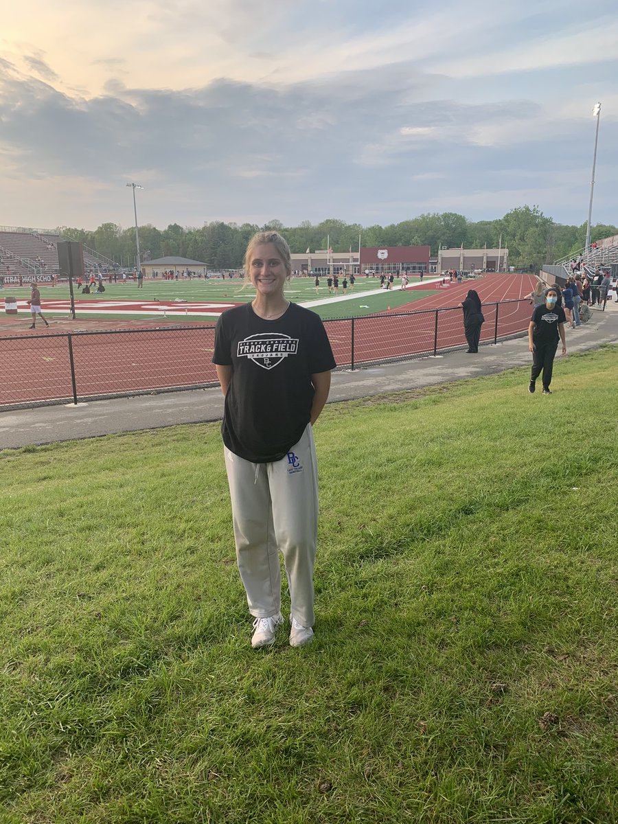 Moira McGinley places third in long jump!