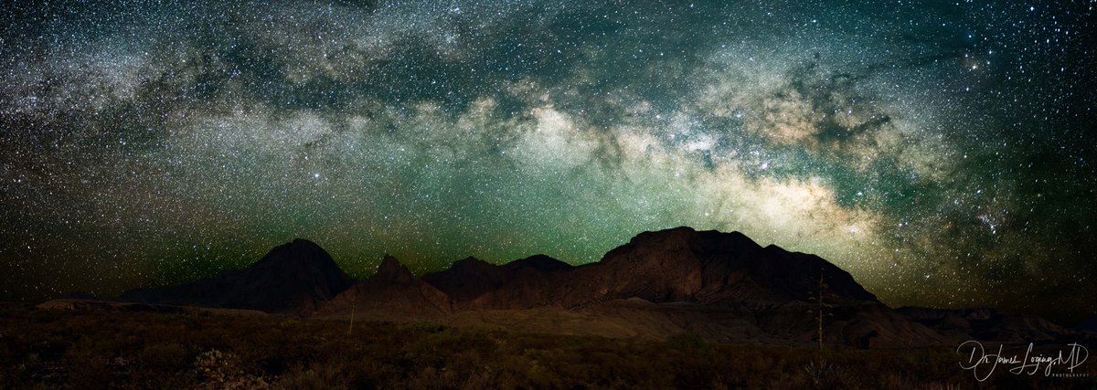 DrLoging's tweet photo. Beauty of the Milky Way over the Chisos Mountains in Big Bend National Park! #photography #photographer #photooftheday #astrophotography #bigbendnationalpark #chisosmountains #findthebeauty #earth #milkyway #inspireothers https://t.co/wOztl5qnoy