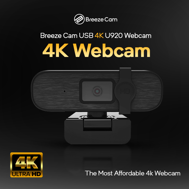 LeaderComputers's tweet photo. BreezeCam USB 4K U920 | The Most Affordable 4K Webcam
#webcam #digitalmicrophone #highresolution #highdefinitionvideo #wideangle #autofocus #laptop #monitor https://t.co/nQhpQmDLL5