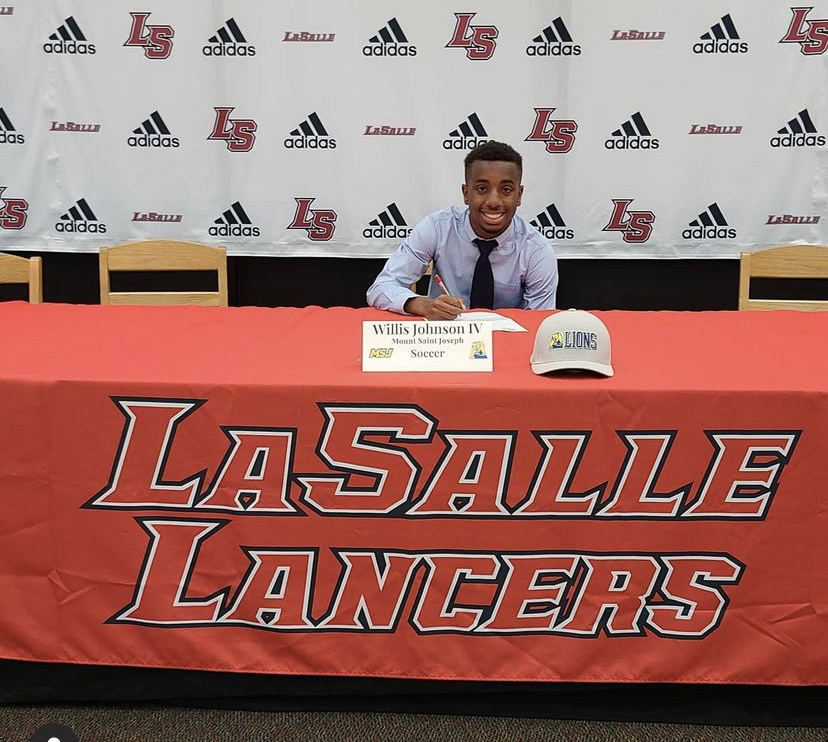 LS_LancerATH's tweet photo. Willis Johnson is headed to @MountStJosephU! Congratulations! #LRD #Lions #springsigning
@LS_LancerSOC https://t.co/zUnhgXE3lc