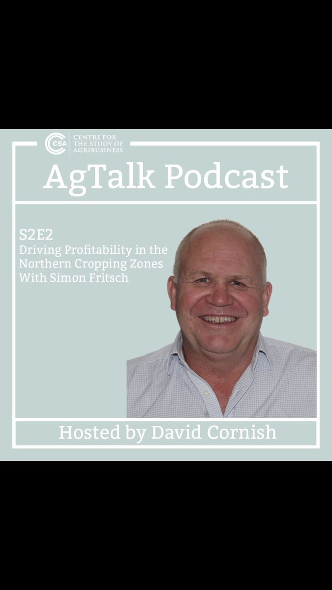 Are you looking for a good #podcast during sowing? Then check out the <a href="/marcusoldham1/">Marcus Oldham</a> AgTalk Podcast and listen to the latest episode featuring our Director Simon Fritsch. 

marcusoldham.vic.edu.au/csa/publicatio…