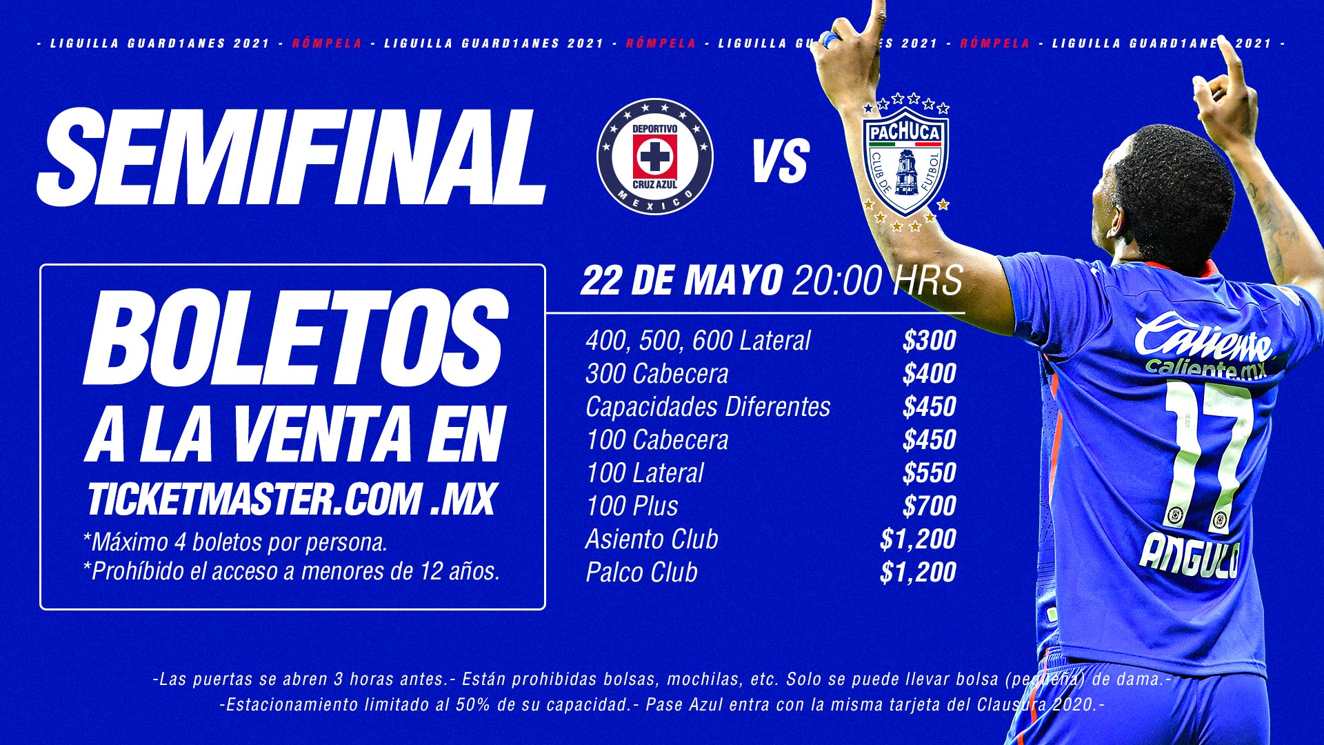 CRUZ AZUL on Twitter "BOLETOS PARA LA VUELTA 🎟 ⏰ A la venta mañana a