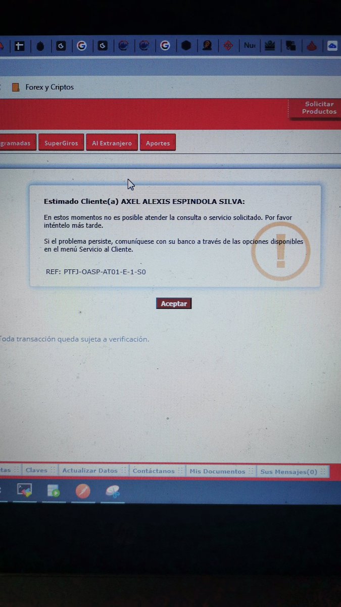 Axel_MX's tweet photo. @santanderchile así desde hace 4 horas https://t.co/U8c3fzXehe