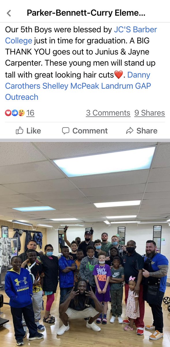 How about this!! Way to go <a href="/PBC_Elementary/">Parker-Bennett-Curry</a> for creating these great partnerships to benefit our outstanding students.