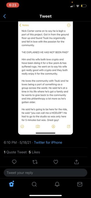 @nickcarter #TsukiInuToken $TKINU @CryptoG0ld https://t.co/No9bUzqMY0<a class="tags" target="_blank" title="On Twitter" href="/?out=eyJ0eXAiOiJKV1QiLCJhbGciOiJIUzUxMiJ9.eyJpYXQiOjE3MjU1MTgyNTIsImlzcyI6InR3cG9ybnN0YXJzLmNvbSIsIm5iZiI6MTcyNTUxODI1MiwiZXhwIjoxNzU3MDU0MjUyLCJyZWRpcmVjdF91cmwiOiJodHRwczovL3R3aXR0ZXIuY29tL25pY2tjYXJ0ZXIifQ.BVE8W65Y7HrI1OIeuuk4aPz-3b1brcLV8COCrdfQTrvaRM-OoWhB3uwSw5-vaLnOID16IRejOfp0lDVZ5F2DJw">@nickcarter</a><a href="/tag/tsukiinutoken"class="tags">#TsukiInuToken</a><a class="tags" target="_blank" title="On Twitter" href="/?out=eyJ0eXAiOiJKV1QiLCJhbGciOiJIUzUxMiJ9.eyJpYXQiOjE3MjU1MTgyNTIsImlzcyI6InR3cG9ybnN0YXJzLmNvbSIsIm5iZiI6MTcyNTUxODI1MiwiZXhwIjoxNzU3MDU0MjUyLCJyZWRpcmVjdF91cmwiOiJodHRwczovL3R3aXR0ZXIuY29tL0NyeXB0b0cwbGQifQ.fibPmjHvTMhm0Mwp9Zuk5bTwW1QusquDukY0u0H95NZAYO-gPUpIaFGXIuCfUX-6dPnuKsWinQ6n343VvkVQhQ">@CryptoG0ld</a>