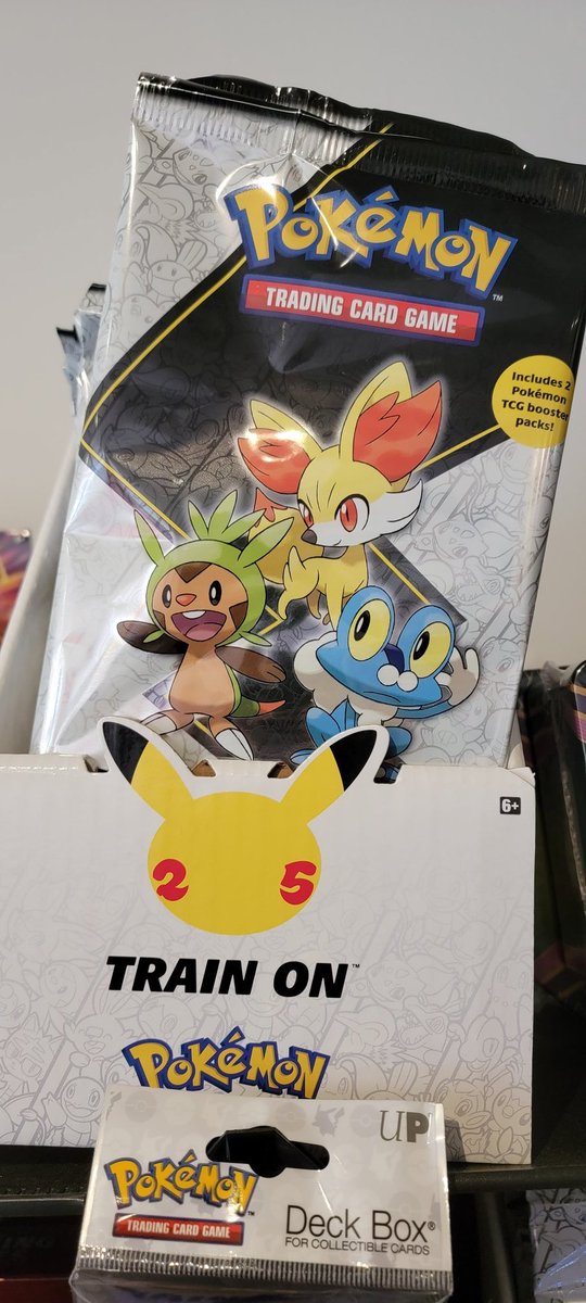 Fanboygamingcom's tweet photo. The next partner pack finally has arrived! #pokemon #tcg #pokemon25 #pokemonforlife #pokémon #pokemoncommunity #cardgame #tradingcards #chulavista #sandiego #supportlocalbusiness #supportsmallbusiness #supportlocal https://t.co/QthZmyyGlm