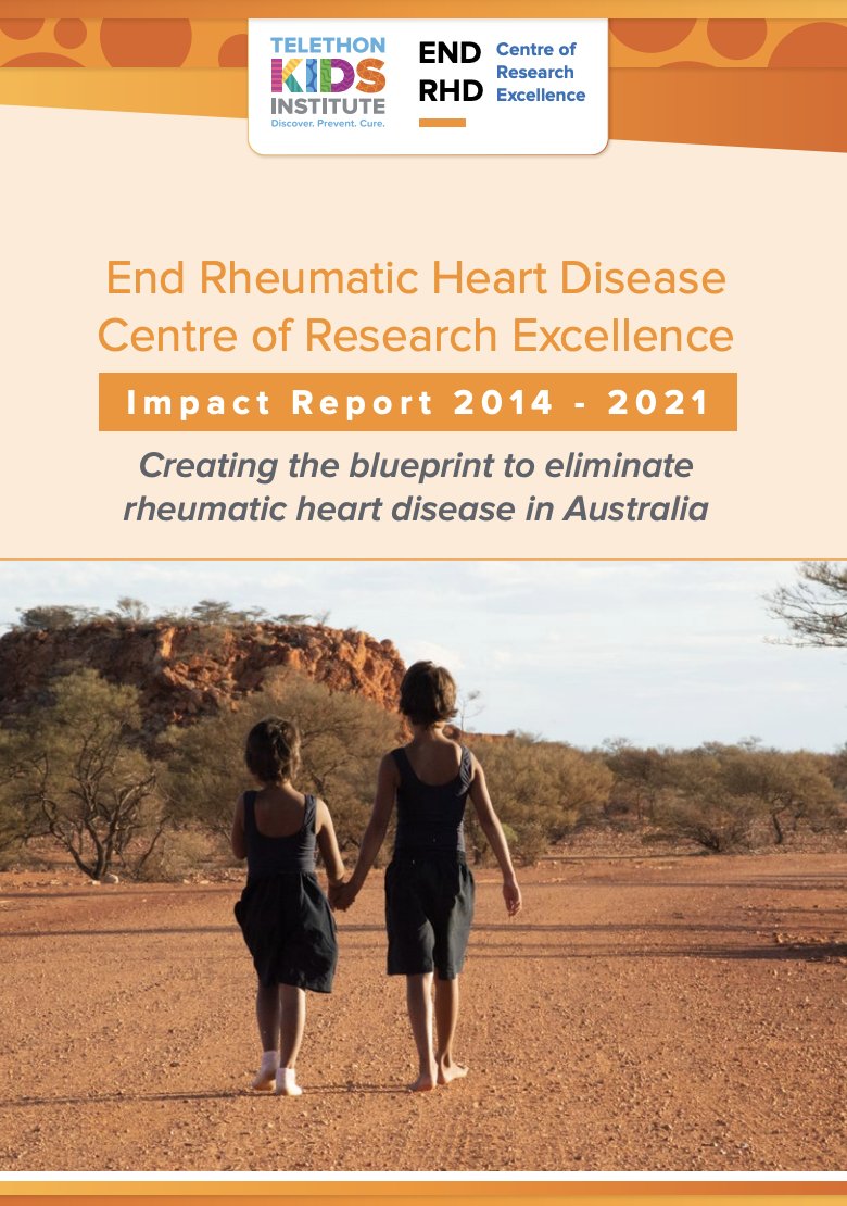 END RHD CRE (@end_rhd_cre) on Twitter photo We are delighted to share our Impact Report on the activities of the END RHD CRE, 2014 - 2021. With <a href="/nhmrc/">NHMRC</a> support researchers, peak bodies, communities, students & collaborators have developed a blueprint for ending rheumatic heart disease in Australia. endrhd.telethonkids.org.au/siteassets/med… We are delighted to share our Impact Report on the activities of the END RHD CRE, 2014 - 2021. With <a href="/nhmrc/">NHMRC</a> support researchers, peak bodies, communities, students & collaborators have developed a blueprint for ending rheumatic heart disease in Australia. endrhd.telethonkids.org.au/siteassets/med…