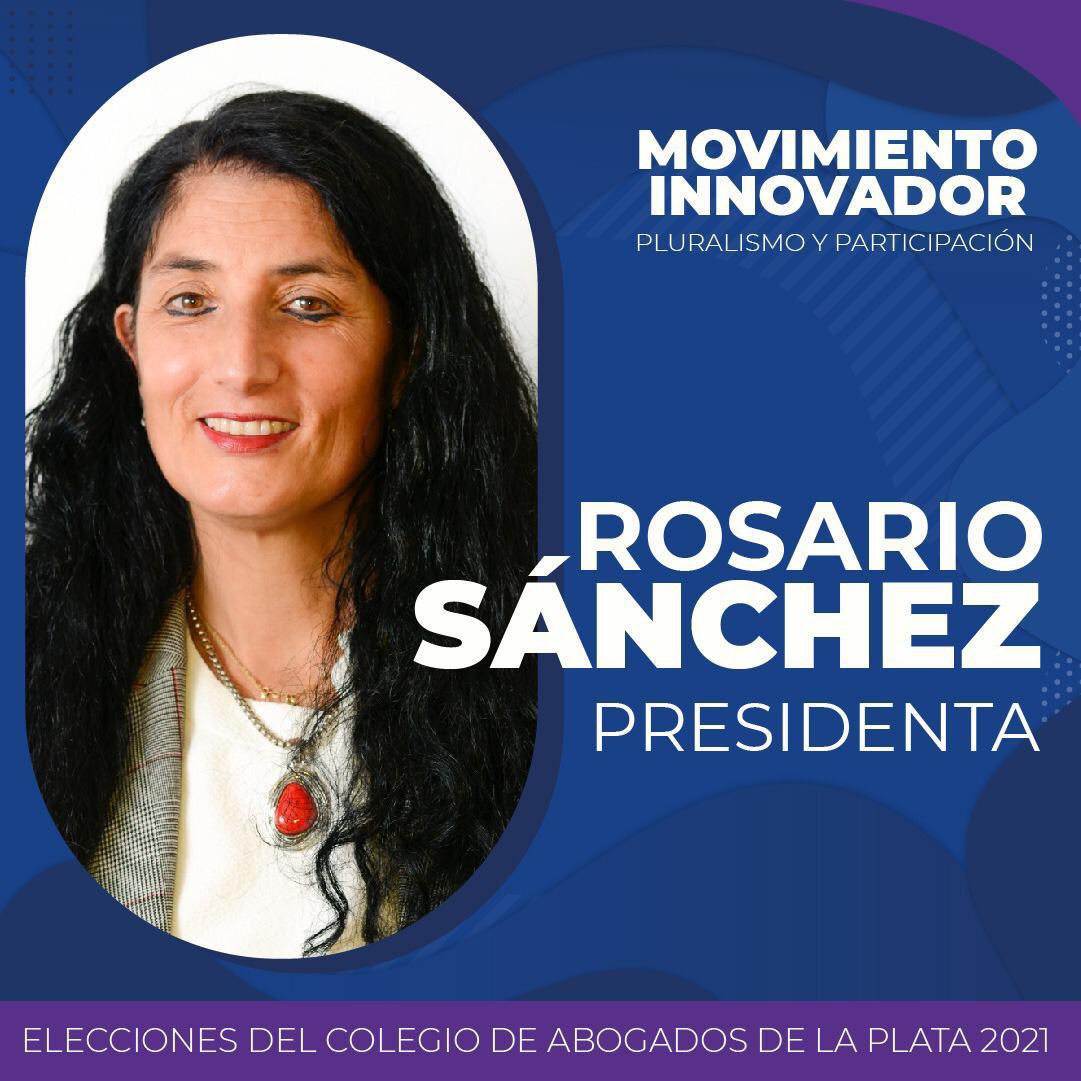 drcfvaldez1's tweet photo. 👉 *Rosario Sánchez*. Candidata a la presidencia del Colegio de Abogados de La Plata.#abogacía https://t.co/gSRimNfcUC