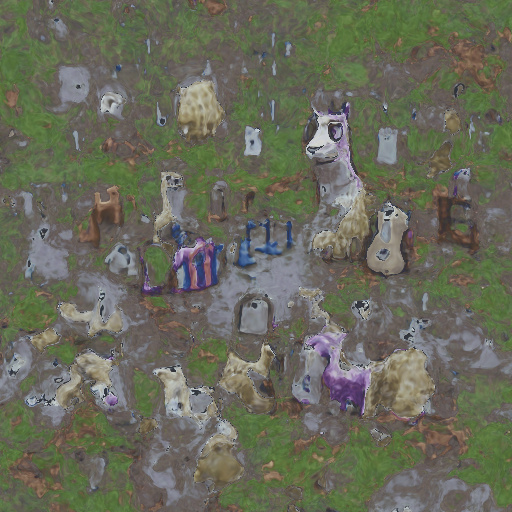 dginev's tweet photo. CLIP's llama sorrow: a wake, a funeral, a graveyard

via #DeepDaze by @advadnoun https://t.co/WqsWl4tfxf