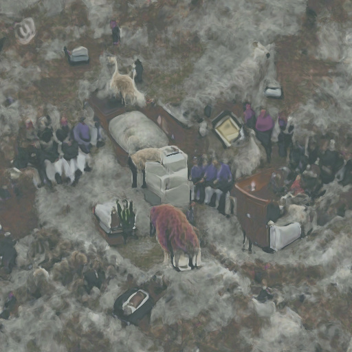 dginev's tweet photo. CLIP's llama sorrow: a wake, a funeral, a graveyard

via #DeepDaze by @advadnoun https://t.co/WqsWl4tfxf