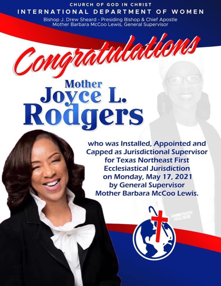 Joyce L. Rodgers on Twitter "Congratulations, Supervisor Joyce L
