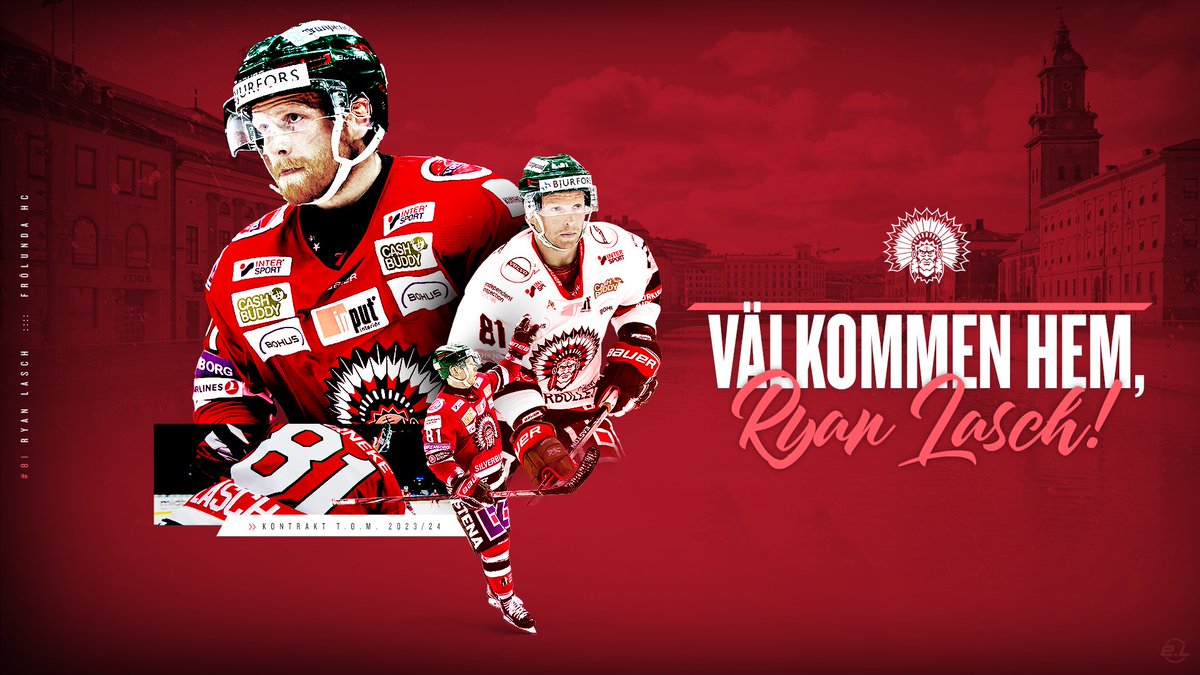 VÄLKOMMEN HEM! Ryan Lasch har skrivit på för Frölunda. 

Treårsavtal signerat med nummer 81.