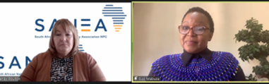 SANEANPC's tweet photo. "Energy projects that cross cut geographies on the continent would demonstrate the power of BRICS collaboration. "
SANEA in conversation with Busi Mabuza
#ThinkingEnergy
#EnergyLeaders https://t.co/GIyfp4Z0Pr