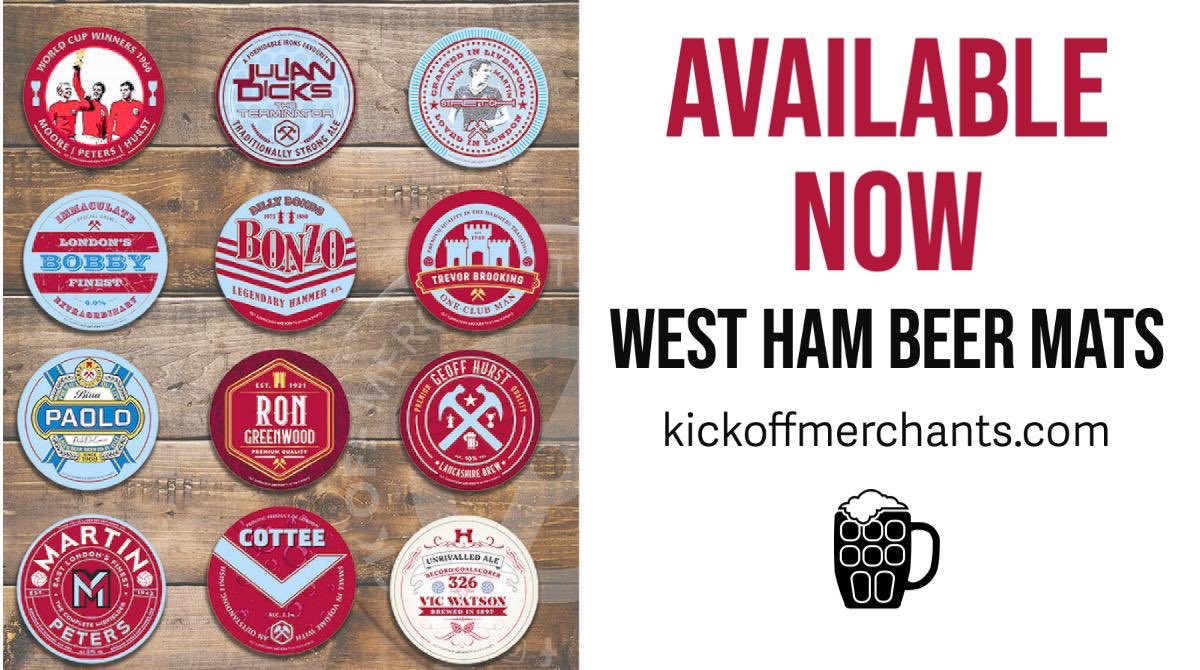 🚨 COMPETITION TIME 🚨

Want to win some of our West Ham beer mats? #WestHam #WHU #WHUFC

⚒️ RT
⚒️ FOLLOW

kickoffmerchants.com/collections/we…