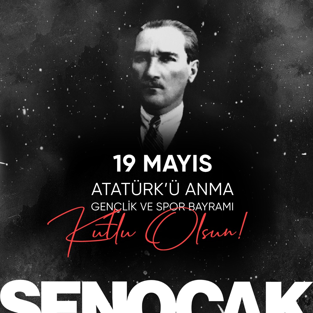 19 Mayıs Atatürk'ü Anma Gençlik ve Spor Bayramı Kutlu Olsun...

#19mayıs #19mayısbayramı #gençlikvesporbayramı #sporbayramı