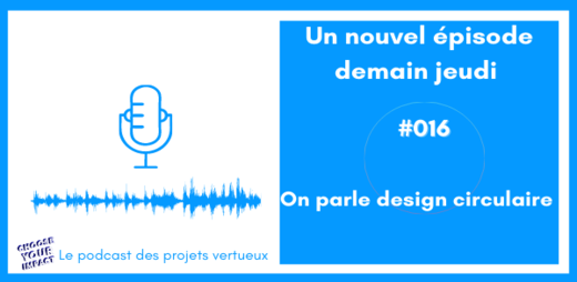 Podcast_CYI's tweet photo. 📣Vivement demain, le 20 mai, pour le 16ème épisode de notre podcast, pour vous parler de design circulaire !
🎧 Pour être alerté.e de la sortie de l’épisode, c'est toujours ici👉🏽https://t.co/dzkVvYgZKc
#DesignCirculaire #transition #Economiecirculaire
 #podcast #podcasts https://t.co/i4iaaRxWIo