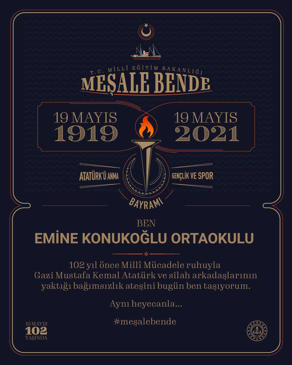EmineKonukoglu's tweet photo. #mesalebizde #mesalebende @gul_davut @yagcimehmet27 @ismailOZEL_ @Gaziantep_MEM @SehitkamilMEM @fatih_turkhan @YusufALCIK @attila_ozen 19 Mayıs Atatürk'ü anma gençlik ve Spor Bayramı kutlu olsun. #19MayısGenclikveSporBayramı https://t.co/booPlY0mM1