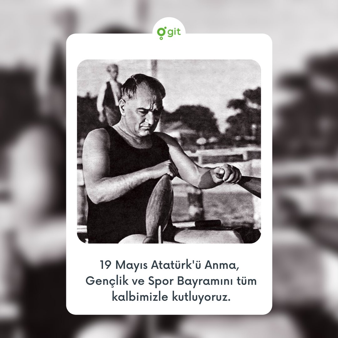 “Ey Türk gençliği! Birinci vazifen; Türk istiklalini, Türk cumhuriyetini, ilelebet muhafaza ve müdafaa etmektir.” 

Mustafa Kemal Atatürk

19 Mayıs Atatürk’ü Anma, Gençlik ve Spor Bayramımız daim olsun! 🇹🇷

#19mayısatatürküanmagençlikvesporbayramı #mustafakemalatatürk #gitkargo
