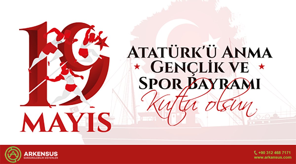19 Mayıs Atatürk’ü Anma, Gençlik ve Spor Bayramı Kutlu Olsun! #19MayısGenclikveSporBayramı