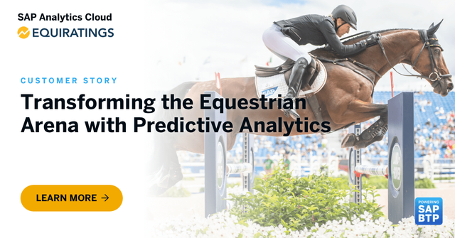 “We went from Excel to SAP Analytics Cloud to managing Olympic teams.” Learn how EquiRatings are bringing probability into one of the most unpredictable sports with SAP Analytics Cloud. bit.ly/3tX3EN3