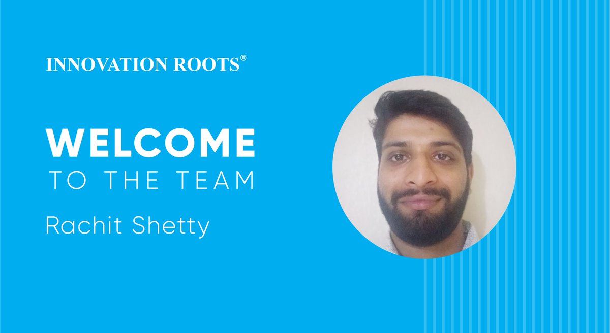 We welcome Rachit shetty to <a href="/innoroo/">Innovation Roots</a>  team. He is based at Mumbai, India and would be working in Business Development operations of our company. He is PGDM from CIMR, Mumbai and his superpower is: Simplicity. Great to have you join our team Rachit!

innovationroots.com
