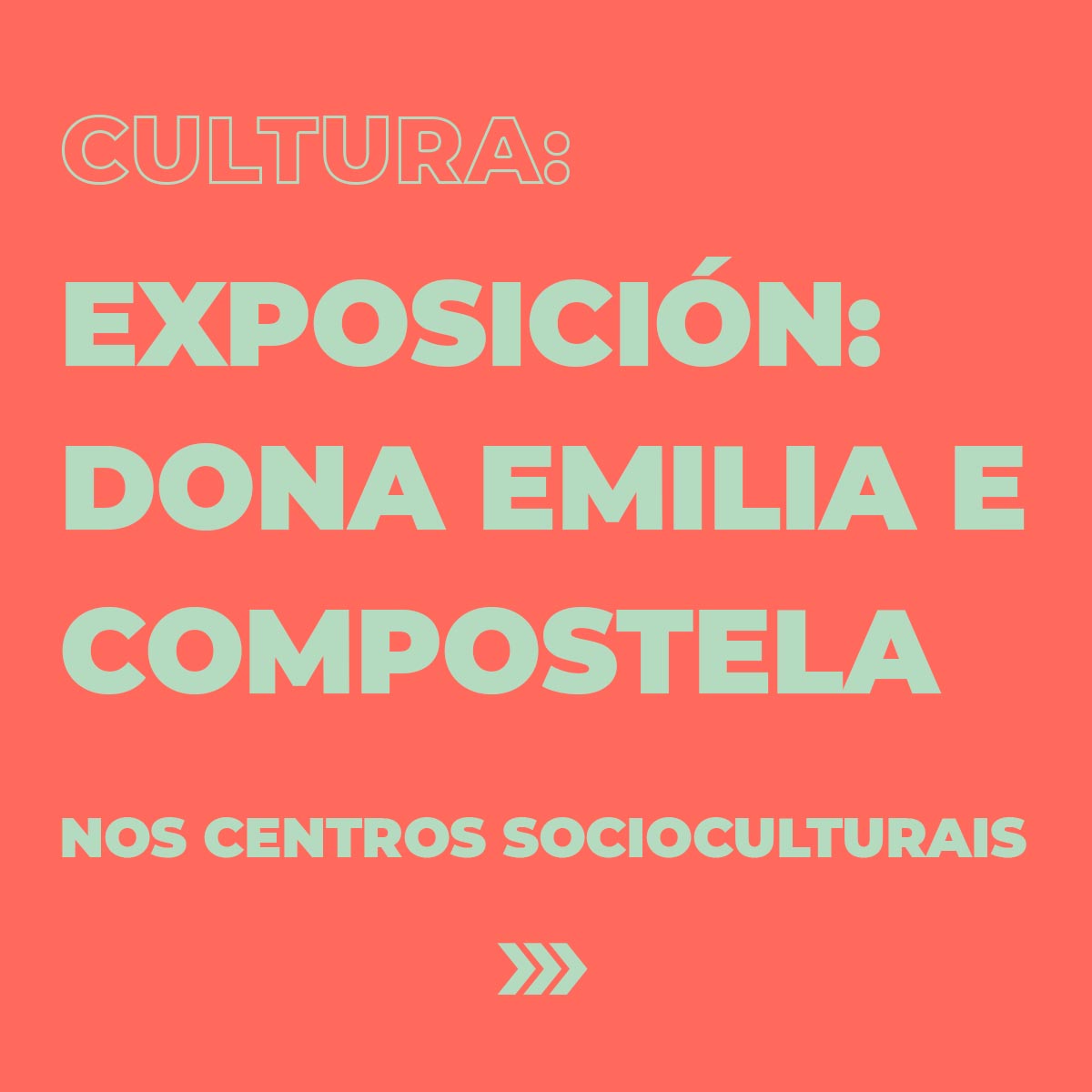 Mocidade_Compos's tweet photo. Non perdas a #exposición "Dona Emilia e Compostela" na que se trata a relación e impacto de Santiago na vida e obra da escritora galega #EmiliaPardoBazán! ✍

📌 Pódela atopar nos @CSocioCulturais, este mes no de Santa Marta e en xuño no de Fontiñas.

#Compostela #CsCompostela https://t.co/WFOMxGfgzj