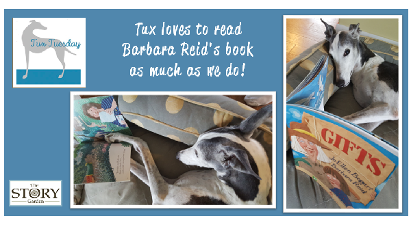 TUX TUESDAY
@tux_the_greyhound 
#barbreidart
#scholasticcda
#Ireadcanadian  #canadianchildrensbooks #readtodogs #readingdog #readingtime  #childrensbooks #childrenstorytime #readtoachild
