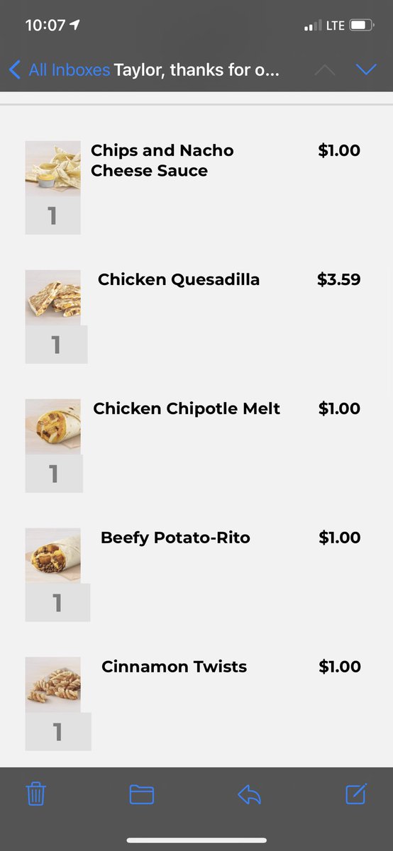 But where’s my cinnamon twists <a href="/tacobell/">Taco Bell</a> 😭😭