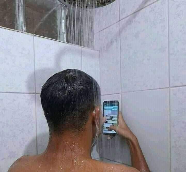 me valoriza que te respondo até no banho.