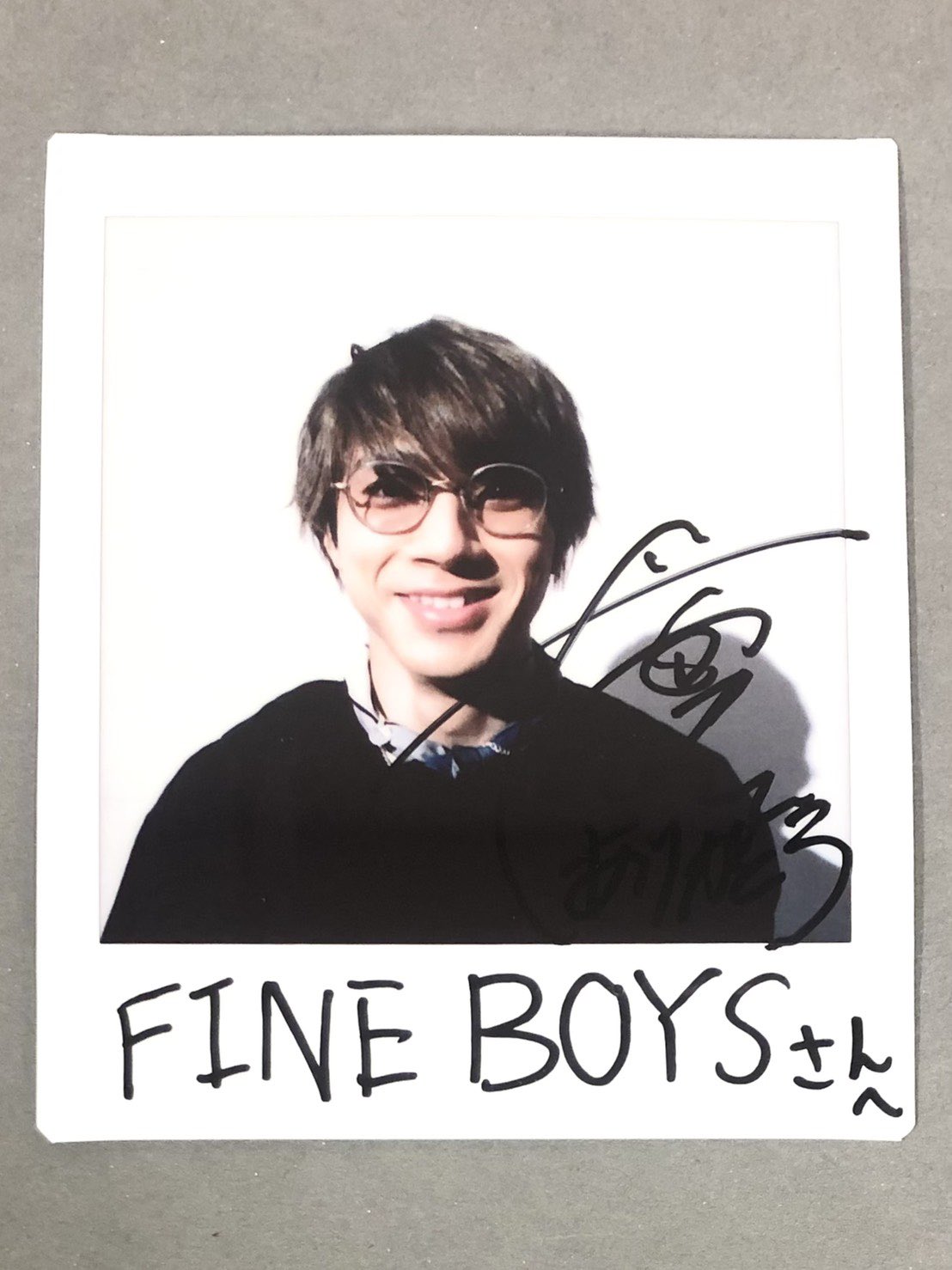 山田裕貴サインチェキ JEUQJDUI 山田裕貴 1st写真集「山田裕貴」直筆