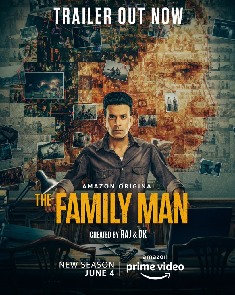 prime video IN (@primevideoin) on Twitter photo #TheFamilyManOnPrime trailer out now: amzn.to/TFM2Trailer 🥳 new season, june 4
<a href="/SrikantTFM/">Srikant Tiwari</a> <a href="/rajndk/">Raj & DK</a> <a href="/BajpayeeManoj/">manoj bajpayee</a> <a href="/Samanthaprabhu2/">Samantha</a> <a href="/Priyamani6/">Priyamani</a> <a href="/sharibhashmi/">Sharib Hashmi</a> <a href="/sumank/">Suman Kumar</a> <a href="/Suparn/">Suparn S Varma</a> @shreya_dhan13 <a href="/hinduja_sunny/">Sunny Hinduja</a> <a href="/DarshanKumaar/">Darshan Kumaar</a> <a href="/SharadK7/">Sharad Kelkar</a> <a href="/ishahabali/">Shahab Ali</a> #TheFamilyManOnPrime trailer out now: amzn.to/TFM2Trailer 🥳 new season, june 4
<a href="/SrikantTFM/">Srikant Tiwari</a> <a href="/rajndk/">Raj & DK</a> <a href="/BajpayeeManoj/">manoj bajpayee</a> <a href="/Samanthaprabhu2/">Samantha</a> <a href="/Priyamani6/">Priyamani</a> <a href="/sharibhashmi/">Sharib Hashmi</a> <a href="/sumank/">Suman Kumar</a> <a href="/Suparn/">Suparn S Varma</a> @shreya_dhan13 <a href="/hinduja_sunny/">Sunny Hinduja</a> <a href="/DarshanKumaar/">Darshan Kumaar</a> <a href="/SharadK7/">Sharad Kelkar</a> <a href="/ishahabali/">Shahab Ali</a>