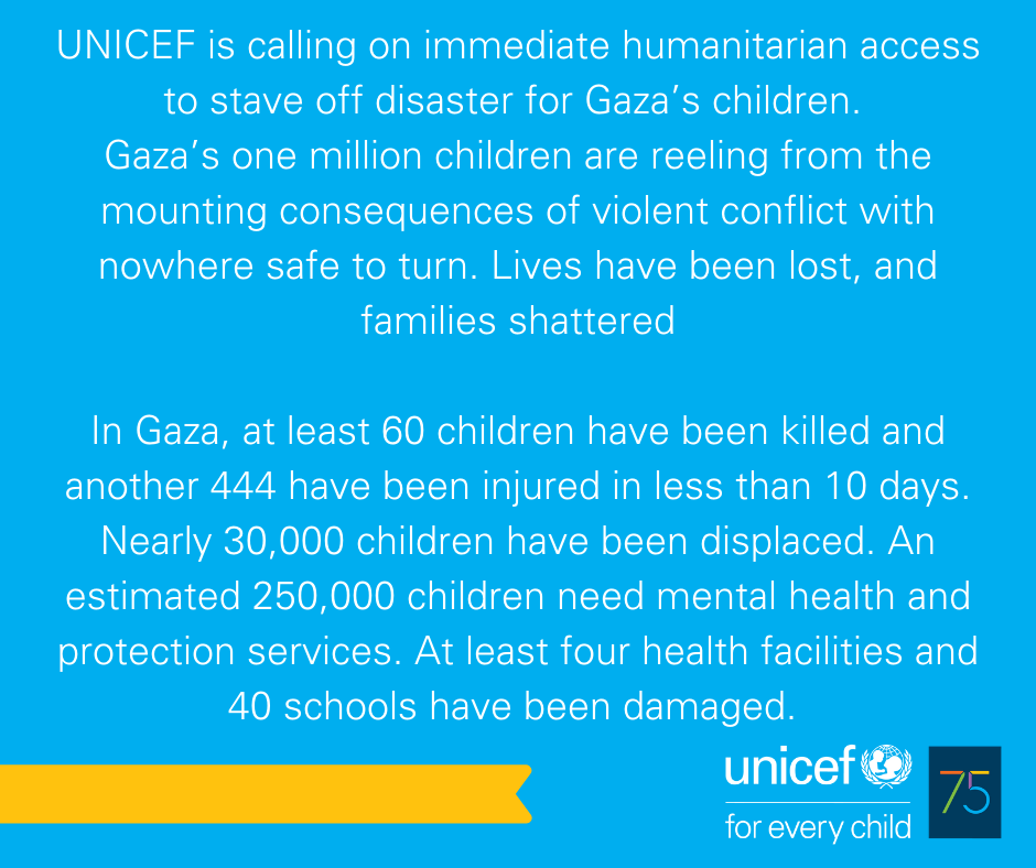 Unicef Malaysia On Twitter In Any War Children All Children Suffer First And Suffer Most If You D Like To Find Out More About Unicef S Work In Palestine Please Follow Unicefpalestine
