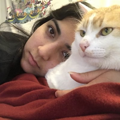 soliepolieolie's tweet image. This is what I look like now. Forever attached to my cat. 
 #NewProfilePic #ThisIsNormal