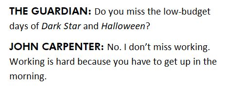 JFrankensteiner's tweet image. Found another classic from my life coach John Carpenter